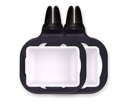 Saucemoto Dip Clip | An in-car sauce holder for ketchup and dipping sauces. (2 Pack, Black)