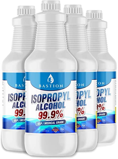 Isopropyl Alcohol (IPA) 99 Percent - Medical (USP) Grade - Ready & Safe to Use. One Gallon (128oz). No Foul Odor. Highest Purity (128oz)