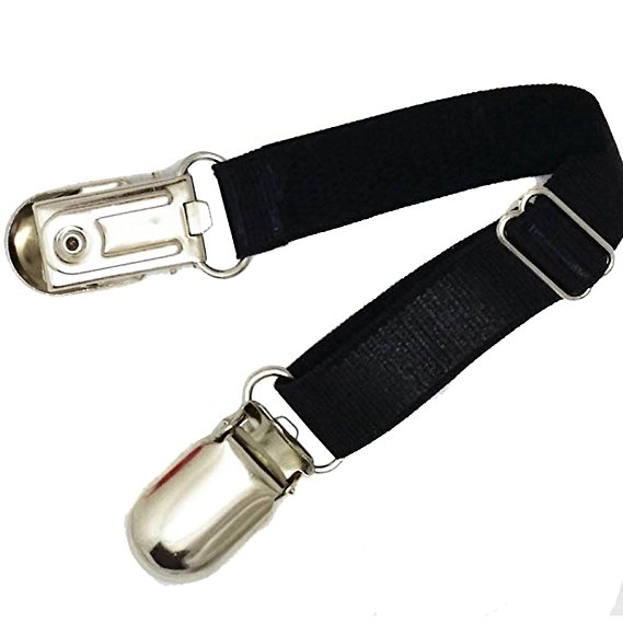 S&E Women's Elastic Stocking Clip Garter Adjustable Suspender Accessories