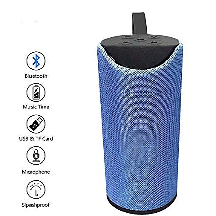 T3S® Bluetooth Speaker Portable Tg-113 Wireless Speaker | with Mic |with USB Port |Extra Bass Speaker Supported by Aux Cable, Pendrive