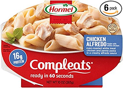 Hormel Compleats Chicken Alfredo, 10-Ounce Units (Pack of 6)