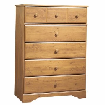 South Shore Furniture Little Treasures Collection, 5-Drawer Chest, Country Pine