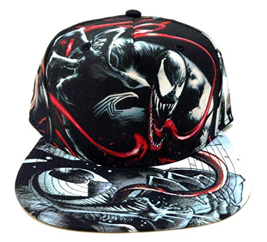 Marvel Comics Venom Sublimated All Over Print Snapback Hat