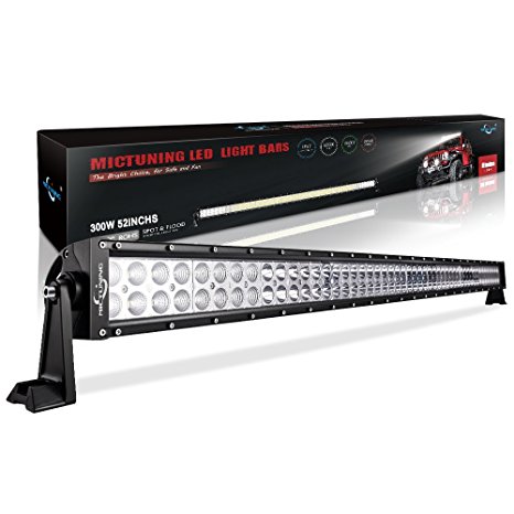 MicTuning LS08302 LED Light bar Combo Flood/Spot, 300W, Light 20000 Off Road, SUV/UTV/ATV/Jeep
