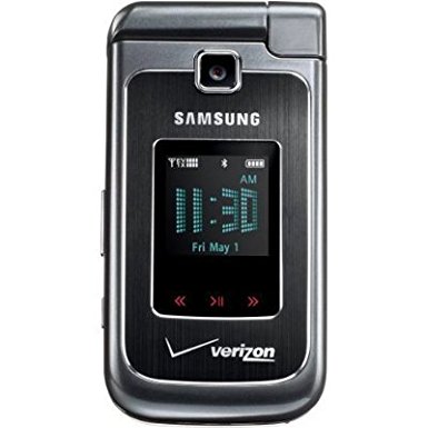 Verizon Samsung Alias 2 U750 No Contract Dual-Flip e-ink QWERTY Phone Black