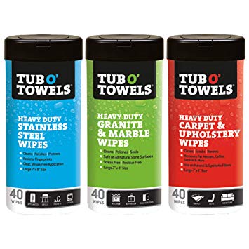 Tub O Towels Variety Pack, 40 wipes, 3 Count