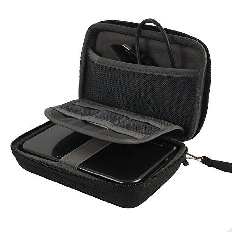 for Nintendo New 3DS XL N3DS hard Storage Carry Travel Case Bag fits Accessories and 6 Game Card by co2CREA