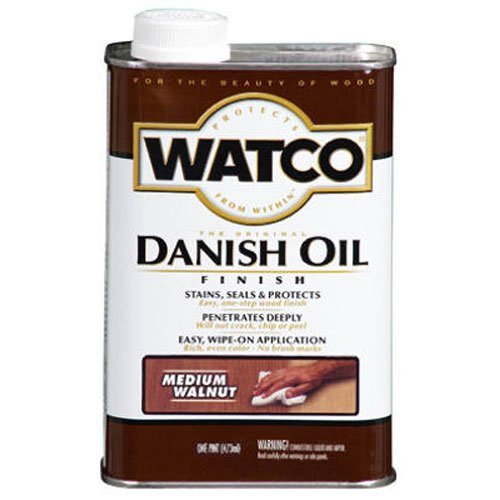 Watco 65931 Danish Oil, Medium Walnut ~ 1 Gallon