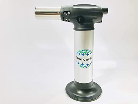 Danny's World Professional Chef's Torch Ideal for Cooking, Caramelizing Sugars, Custards, Flans, Meringue Pies and More