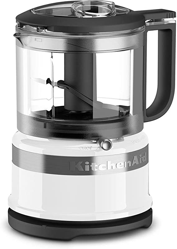 KitchenAid KFC3516WH 3.5 Cup Mini Food Processor, White