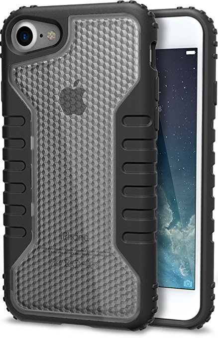 Silk iPhone 7 Tough Case - Silk Armor iPhone 7 [Rugged Grip] Includes 2 Glass Screen Protectors - Clear