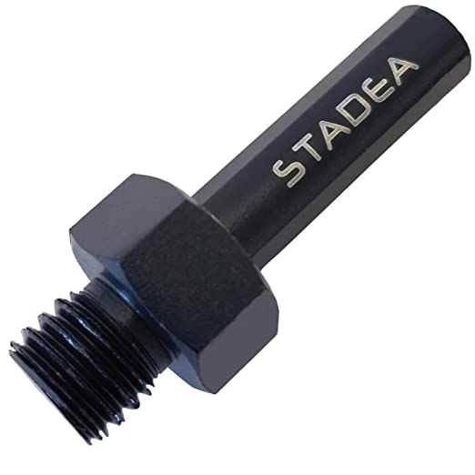 Stadea ADC101K Core Drill Bit Adapter for Threaded Diamond Core Drill Bit Hole Saw - Round to 5/8" 11 Male