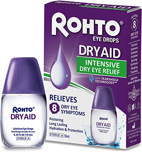 ROHTO Dry AID Intensive Dry Eye Relief - Eye Drops Official UK STOCKISTS