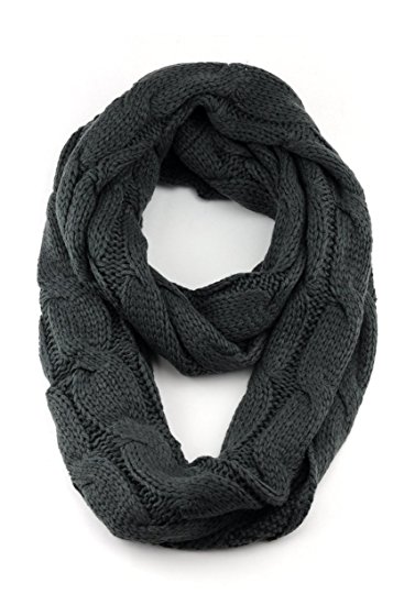 NYFASHION101® Soft Winter Warm Chunky Knit Cowl Infinity Loop Scarf