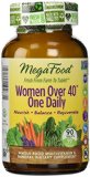 MegaFood - Women Over 40 One Daily Promotes Immune Health and Well-being 90 Tablets Premium Packaging