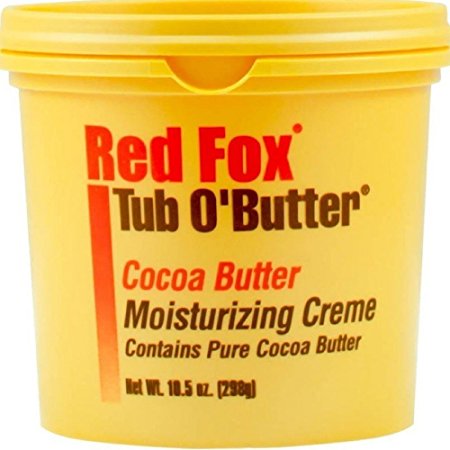 Red Fox Tub O' Butter Cocoa, Moisturizing Creme 10.5 oz (Pack of 2)