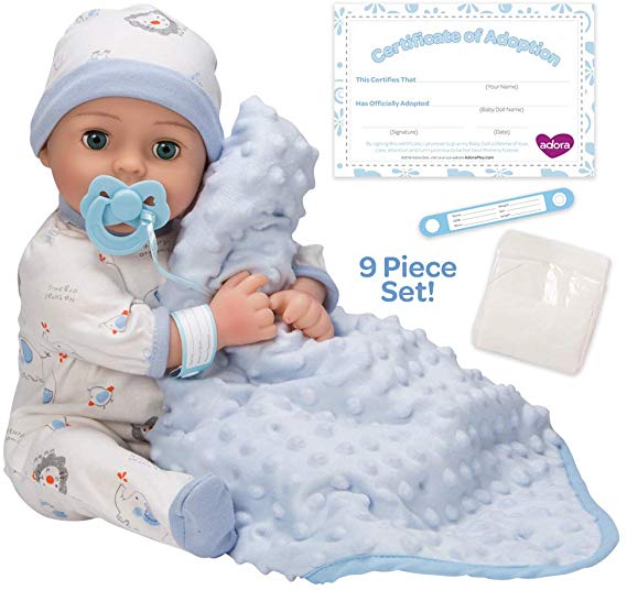 Adora Adoption Handsome Baby Doll, 7 Piece