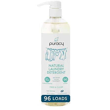 Puracy Natural Liquid Baby Laundry Detergent, Clear, 710ml