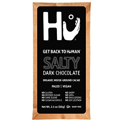 Hu Dark Chocolate Bars 4 Pack | Salty Chocolate | Organic Cacao, Vegan, Gluten Free, Paleo, Non GMO | 4 Bars, 2.1oz Each