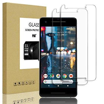 [2-Pack]Google Pixel 2 Screen Protector Glass,FilmHoo Tempered Glass Screen Protector for Google Pixel 2 with Lifetime Replacement Warranty