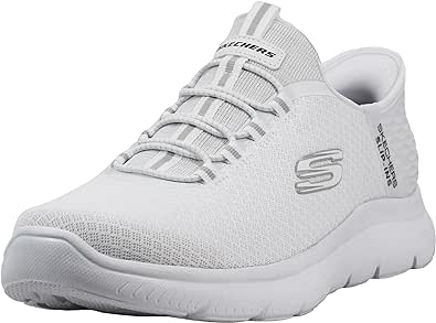 Skechers Men's Summits High Range Hands Free Slip-in Sneaker, White, 13 Wide