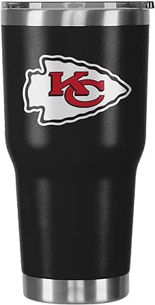 FOCO NFL Unisex-Adult NFL Team Logo 30oz Insulated Stainless Steel Travel Mug Tumbler