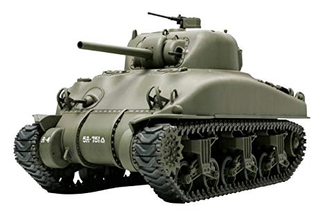 Tamiya 1/48 Military Miniature Series No.23 American M4A1 Sherman tank 32523