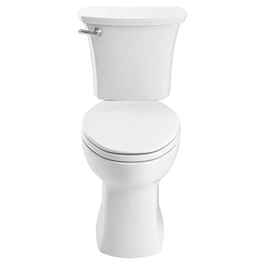 American Standard 204AB104.020 Edgemere Right Height Elongated 10-Inch Rough-In Toilet White