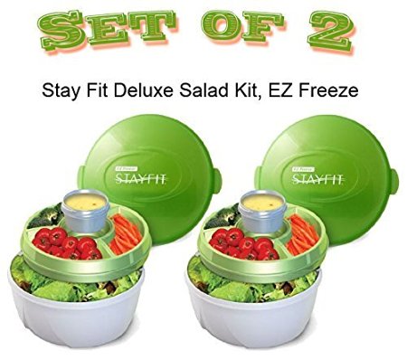 Stay Fit Deluxe Salad Kit, EZ Freeze