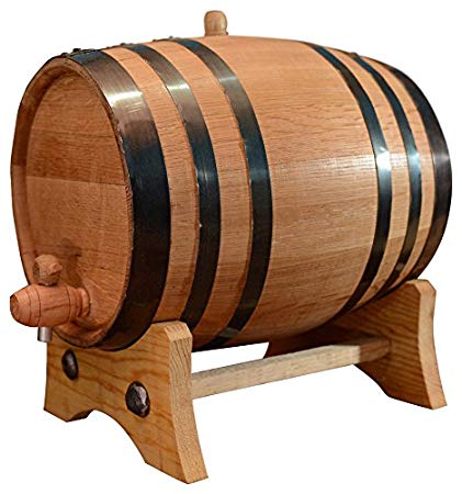 Sofia's Findings 20-Liter American White Oak Aging Barrel | Age Your own Tequila, Whiskey, Rum, Bourbon, Wine - 20 Liter or 5.3 Gallons