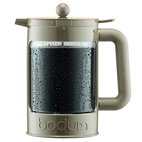 Bodum K11683-133 Bean Set Ice Coffee Maker, 12 Cup/51 oz, Sand