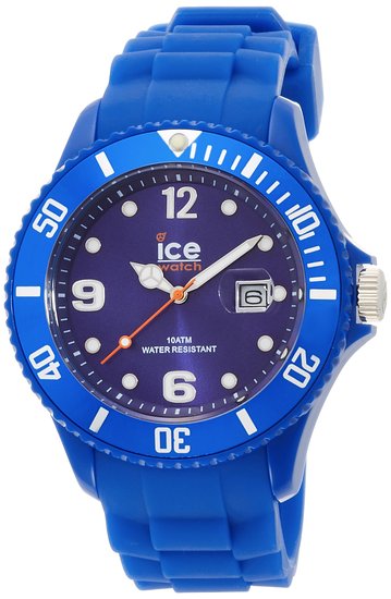 Ice-Watch Men's SI.BE.B.S.09 Sili Collection Blue Plastic and Silicone Watch