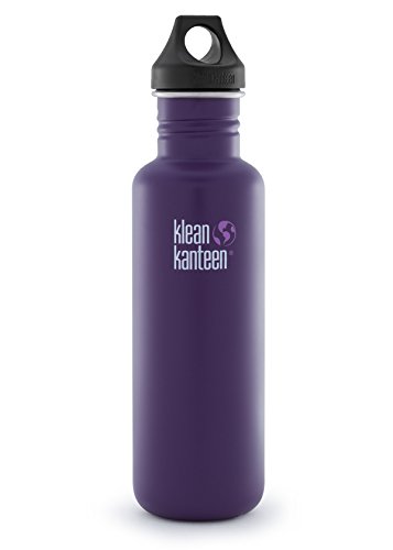 Klean Kanteen Classic 27-Ounce Stainless Steel Bottle With Loop Cap