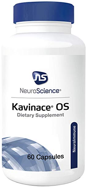 NeuroScience Kavinace OS - New Quick Sleep Support Formulation with L-Theanine, Magnesium   Melatonin (60 Capsules / 30 Servings)