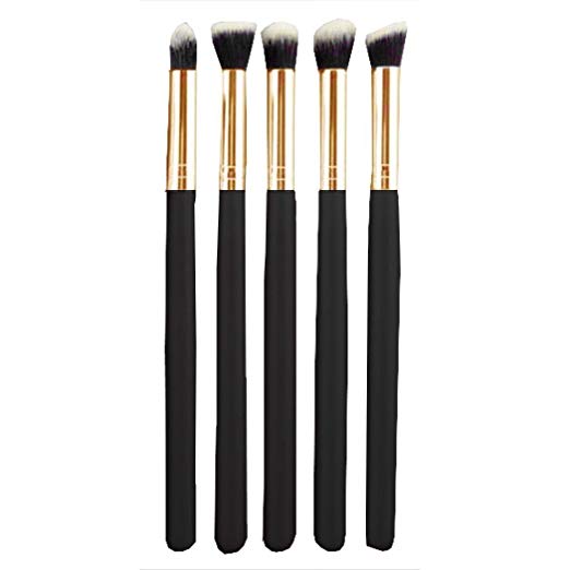 Dongtu New Pro MakeUp Cosmetic Set Eyeshadow Foundation Wood Brush Blusher Tools 5 PCs Makeup Sets