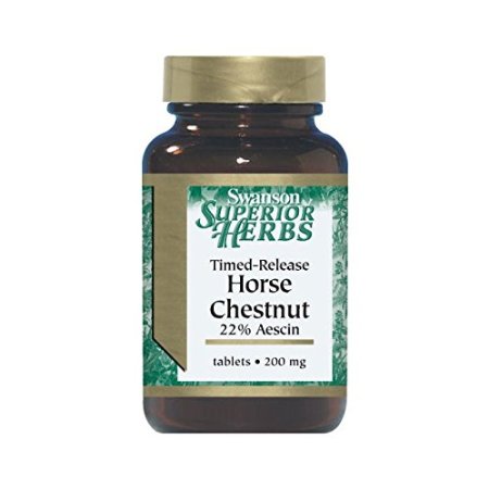 Swanson Timed-Release Horse Chestnut 22% Aescin 200 mg 120 Tabs