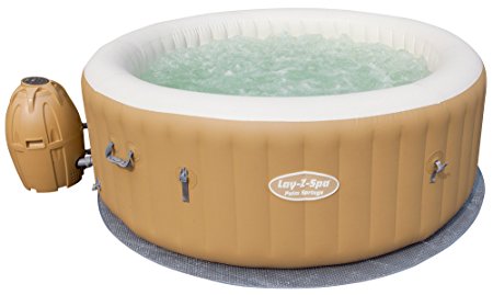 Lay-Z-Spa Palm Springs Inflatable Portable Hot Tub Spa, 4 - 6 Person
