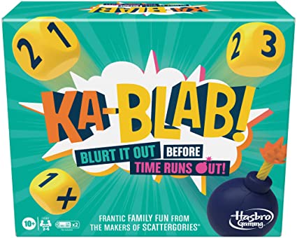 Ka-Blab! Family Game for Kids and Adults, Party Board Games, from The Makers of Party Games Like Scattergories, 2-6 Players, Ages 10