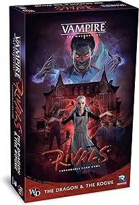 Vampire: The Masquerade Rivals Expandable Card Game The Dragon & The Rogue Expansion - Ages 14 , 2-4 Players, 30-70 Min (RGS02458)