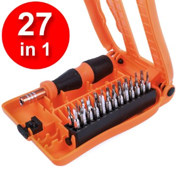 Vastar 27 in 1 with 26 Bit Magnetic Driver Kit Precision Screwdriver Set Cell Phone Tablet PC Macbook Electronics Repair Tool Kit