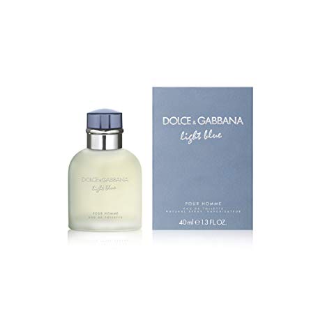 D & G Light Blue by Dolce & Gabbana for Men. Eau De Toilette Spray 1.3-Ounces