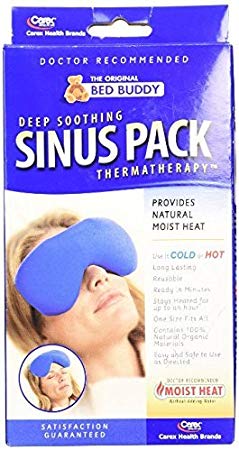 Bed Buddy Sinus Pack - Use Hot or Cold for Headaches With straps (Pack of 2)
