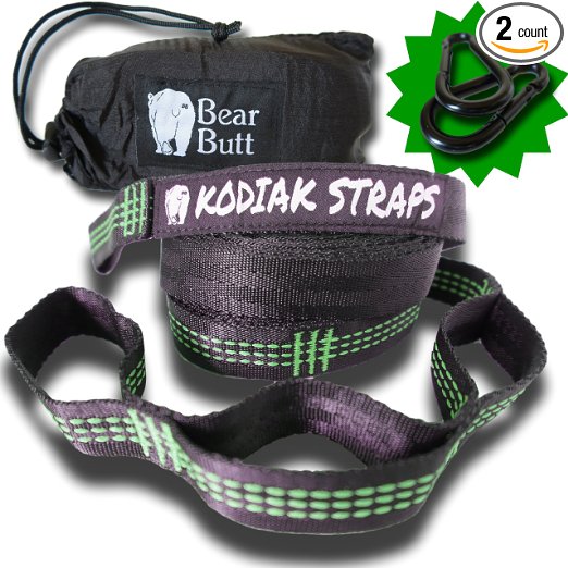 Bear Butt Kodiak Straps #1 Best Tree Straps (With 2 FREE Carabiners) *START UP COMPANY* "Shaking The Eagle Out Of The Nest Since 2015"