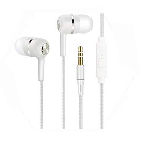 Earphone/Headphones, Earbuds HD Sound Bass Earphones,Premium in-Ear Wired Earphones with Remote & Mic Compatible with iPhone 6s/plus/6/5s/se/5c/iPad/iPod etc-Black