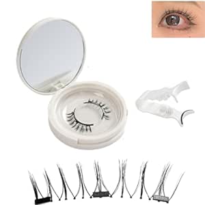 Lumeer Magnetic Eyelashes Seranique Onlimerr Magnetic Lashes Natural Look Magnetic Lashes No Glue with Applicator No Glue Magnetic False Eyelashes Kit Reusable (09)