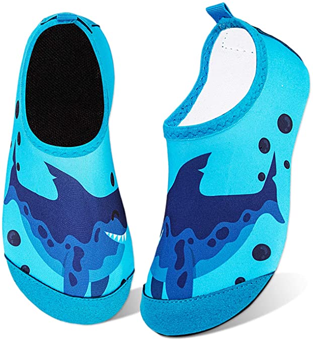 Kids Water Shoes Girls Boys Toddler Non-Slip Quick Dry Aqua Socks for Beach Swim Walking
