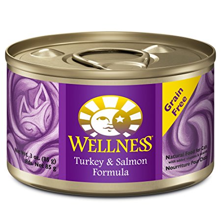 Wellness Complete Health Natural Canned Grain Free Wet Pate Cat Food
