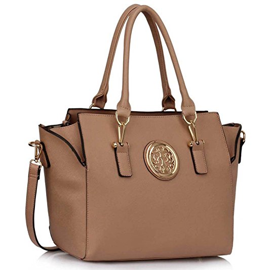 Designer Faux Leather New Handbag Womens Fashion Tote Shoulder Bags Ladies Large