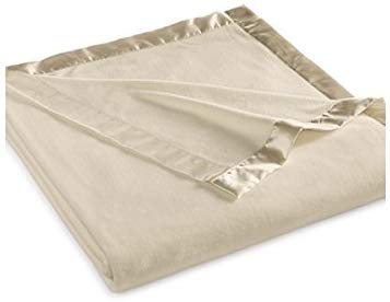 Martha Stewart Easy Care Soft Fleece Blanket (King, Camel Tan)