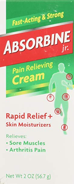 Absorbine Jr. Cream | Relieves Sore Muscles and Arthritis Pain | Moisturizes Skin with Shea and Cocoa Butter | Non-Greasy and Fast Absorbing | 2 oz.